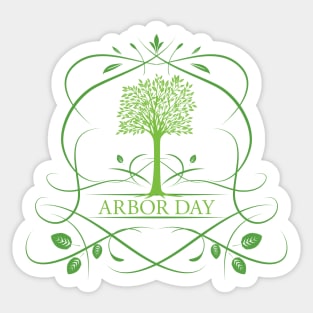 Arbor Day Sticker